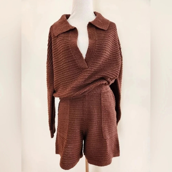 NWT || FREE PEOPLE || Carter shorts set - Picture 4 of 9